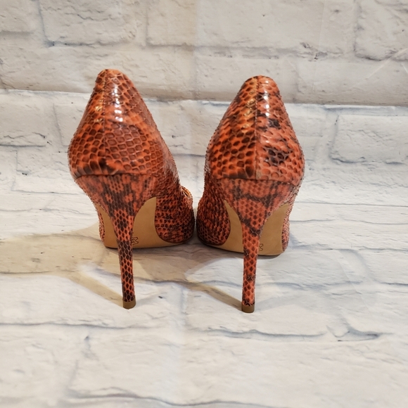 Charles David Coral Snake Print Kitten Heels 9.5 - Picture 5 of 8